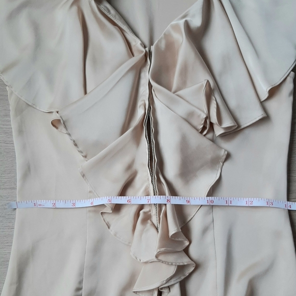 RUFFLED Gold Blouse - Picture 7 of 9